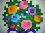 Cross-Stitch Bouquet - Detail